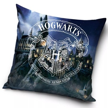 Poszewka 40x40 na poduszkę jaśka realistyczny wzór Harry Potter Hogwart