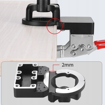 Сверло с шарниром 35 мм с тройной втулкой и двойным зажимом