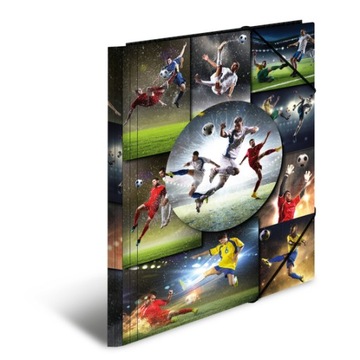 Teczka plastikowa A3 z gumkami, Football