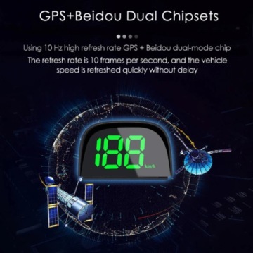 БЕЛЫЙ Цифровой GPS-спидометр Скорость км/ч Дисплей + кабель