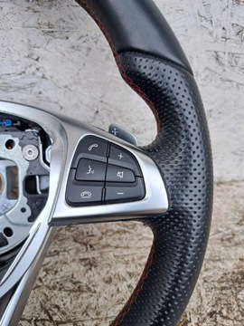 MERCEDES A0004604003 VOLANT ČERVENÁ NIT