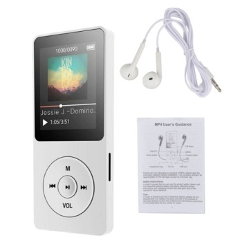 MP3-ПЛЕЕР РАДИО-ДИКТОфон SD 16 ГБ Bluetooth 5.0-плеер белый