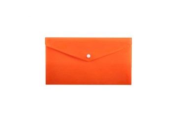 Koperta na zatrzask B6/DL pomarańczowa 253x129mm