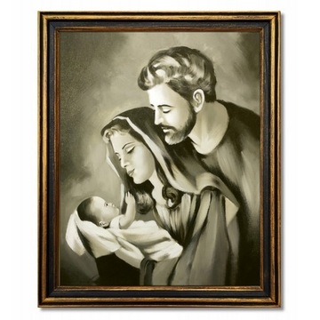 Obraz ŚWIĘTA RODZINA JEZUS MARYJA MATKA BOSKA RAMA