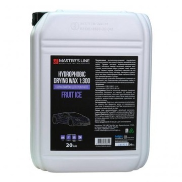 MASTER`S Line Hydrophobic drying wax wosk owocowy 20 l