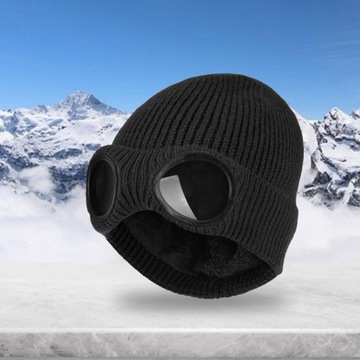 Зимние шапки Женские зимние теплые мягкие вязаные лыжные шапки