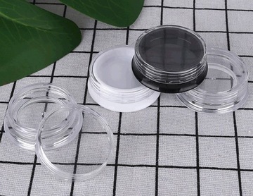 25шт КОНТЕЙНЕРЫ 3мл БАНКИ XXL контейнер черный