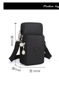 New Women Mobile Phone Bag Nylon Cell Phone Bag Co