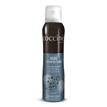 COCCINE NANO SHAMPOO SZAMPON CZYSZCZĄCY PIANKA DO OBUWIA SKÓR 150ML