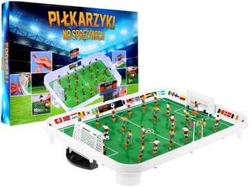 gra zręcznościowa PIŁKARZYKI NA SPRĘŻYNACH dla dzieci STOŁOWA GRA