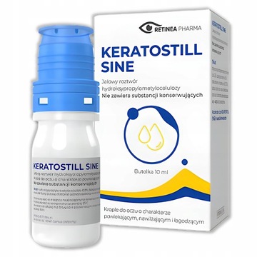 Keratostill Sine, krople do oczu, 10 ml na suchość oka, podrażnienia