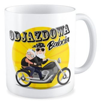 Kubek prezent DZIEŃ BABCI Odjazdowa Babcia