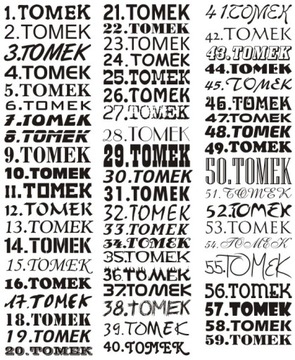 ИМЕННЫЕ ТАБЛИЧКИ С ИМЕНЕМ И НИТКАМИ БОЛЬШИЕ 53x12 TIR