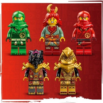 LEGO NINJAGO Дракон превращается в огненную волну