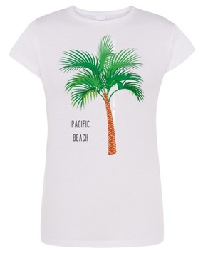 T-Shirt damski nadruk palma Pacific Beach R.M