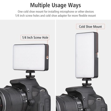 Andoer W140 LED Fill Light for Photography with Dual Color Temperature