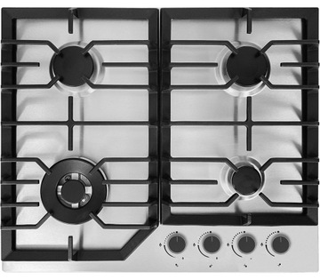 KERNAU KGH6431TCIX Płyta gazowa 60cm Inox 8,8kW