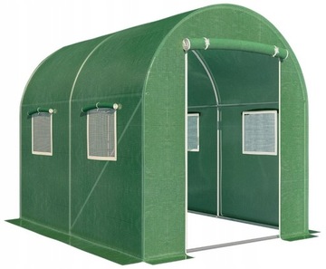 FOLIA NA TUNEL 2x2 TUNEL FOLIOWY OGRODNICZY OGRÓD SAMA FOLIA BEZ STELAŻU