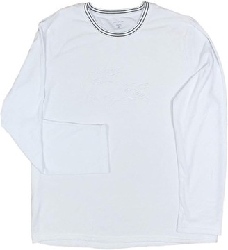 Lacoste Bluza Męska Crewneck Biała Frotte r. S