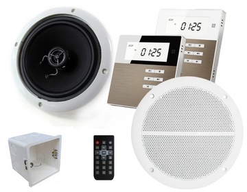 ПОТОЛОЧНОЕ РАДИО BLUETOOTH ДИНАМИКИ MP3 ВАННАЯ КУХНЯ НАСТЕННЫЙ ПЛЕЕР