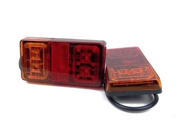 ЗАДНИЙ СВЕТОДИОДНЫЙ ФОНАРЬ 12/24 В НАБОР ДЛЯ ПРИЦЕПА X2