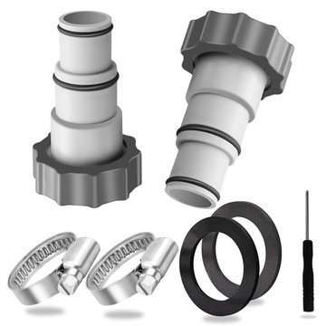 ZŁĄCZKA REDUKCJA DO WĘŻY DLA POMP WĘŻE BASENY 2SZT ADAPTER DO INTEX Fit ARU