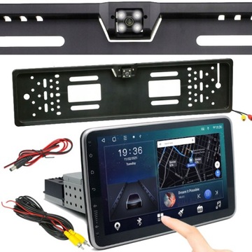 RADIO 1 DIN 10.1 CALA ANDROID + KAMERA W RAMCE