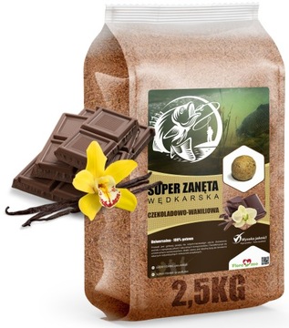 ZANĘTA WĘDKARSKA FEEDER NA RYBY KARPIA LESZCZ CZEKOLADA WANILIA