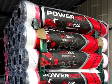 Siatka rolnicza POWER NET do słomy DŁUGA 123x3600m