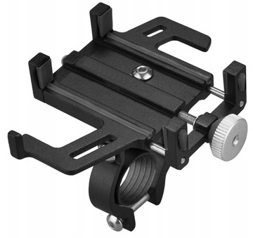 Mocny uchwyt rowerowy na telefon smartfon aluminiowy 360 do roweru