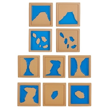 2x Forma Geograficzna Modelu Terenu do