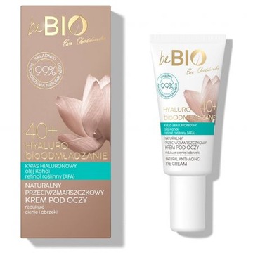 beBio Krem Pod Oczy Hyaluro bioOdmładzanie 40+