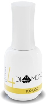 ELISIUM Diamond 4 Top Coat manicure tytanowy 15 ml