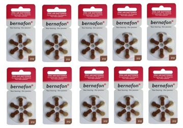 BATERIE BERNAFON 312 - 60 szt.