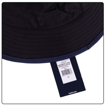 TOMMY HILFIGER KAPELUSZ MĘSKI TRAVEL BUCKET BLACK