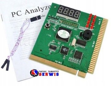 POST PCI + ISA 4-битная диагностическая карта