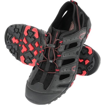 Sandały trekingowe czarno-czerwone BHP Lahti Pro roz. 39
