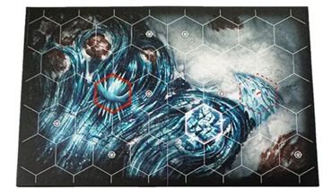 WH Underworlds WHU Plansza Deathgorge plansza lód i głazy