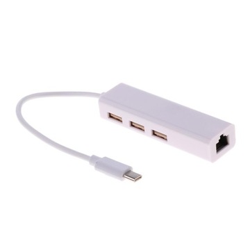 Адаптер локальной сети Fast Ethernet Type-C на 3-портовый USB-концентратор
