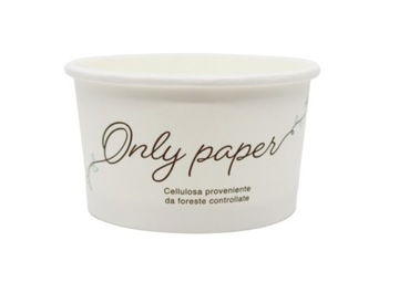 Miski Miseczki Papierowe na lody deser 120 ml PLASTIC FREE - 250 szt