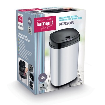 Kosz na Śmieci Bezdotykowy Lamart LT8021 30L