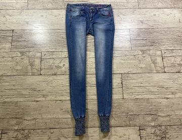 DESIGUAL Spodnie Damskie Jeans IDEAŁ 30 / W30 L32