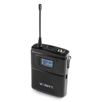 BODYPACK UHF-гарнитура с микрофоном + станция Vonyx