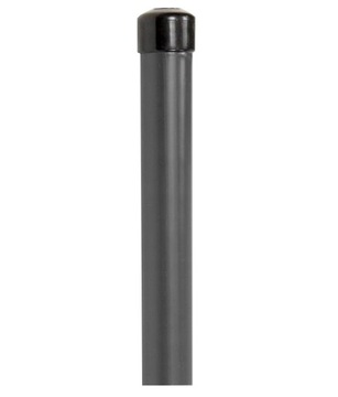 Słupek ogrodzeniowy rura fi 38 h=200cm GRAFIT 7016