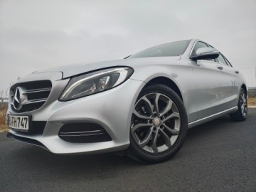 Mercedes Klasa C W205 Limuzyna 200 BlueTEC 136KM 2015 FULLLED NAVIGACJA KAMERA COFANIA WZÓR, zdjęcie 2