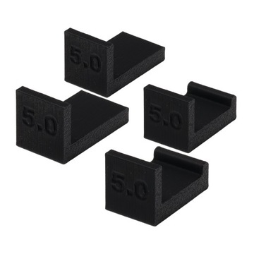 4 x Dystanse do regulacji frontów szafek 5 mm 2 grubości