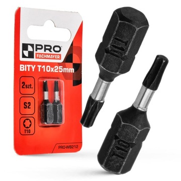 KOŃCÓWKI UDAROWE BIT UDAROWY BITY DO WKRĘTARKI MOCNE TX10 25 MM