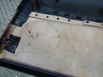 FIAT STILO 3D 01-10 ОБИВКА ДВЕРИ ЛЕВАЯ КОЖА