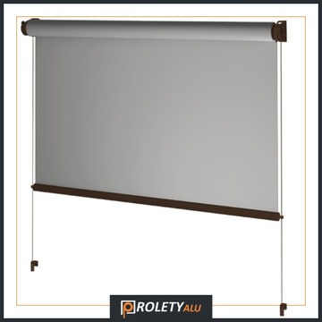 Рефлекторная текстильная рулонная штора, ручной привод