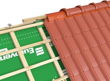 Коньковая лента Eurovent ROLL METAL ral 8004